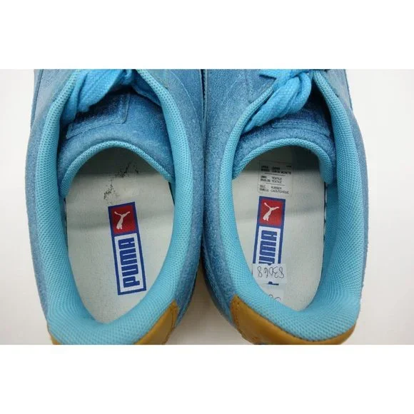 Puma Suede Aqua Blue Leather Casual Lace Up Sneakers Shoes Men's 11 - Picture 11 of 11